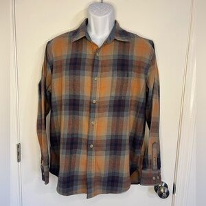 Weatherproof Vintage Mens Flannel Shirt Size L